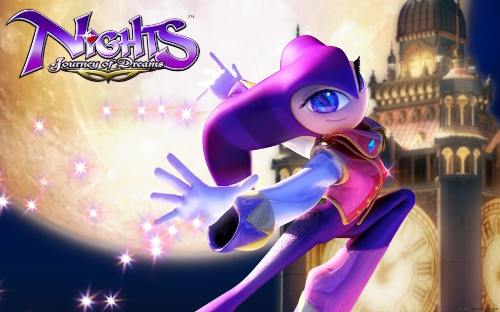 écran titre du jeu Nights Journey of Dreams